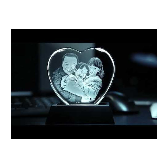 3D Crystal Heart main product photo